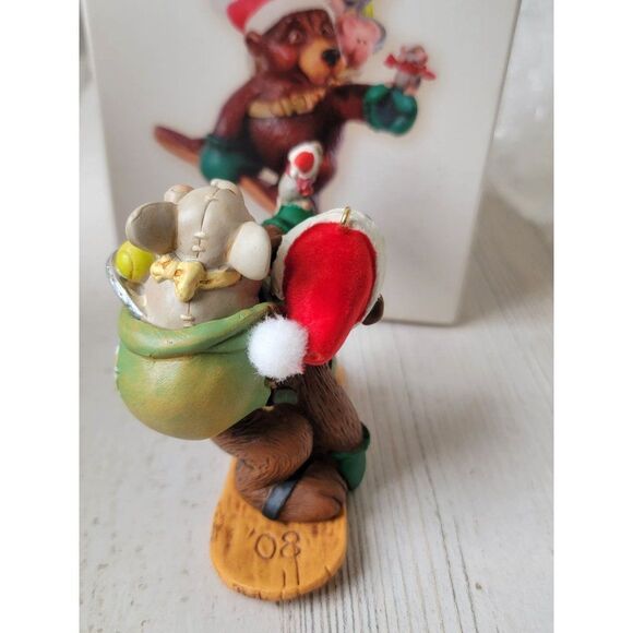 Hallmark up for fun Nick and Christopher 2008 ornament Xmas snowboard - Picture 4 of 6